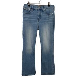 Madewell Jeans Womens 28 Blue Medium Wash Mid-Rise Kick Out Flare Stretch Denim